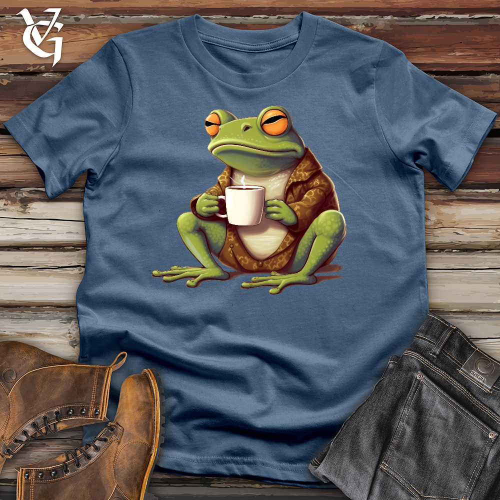 Frog Coffee Addict Cotton Tee