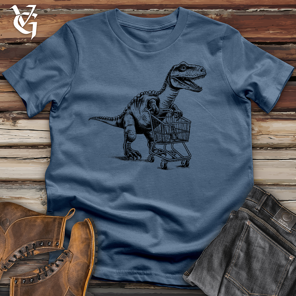 Dinosaur Grocery Shopping Cotton Tee