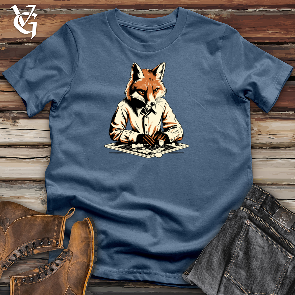 Retro Game Night Fox Cotton Tee