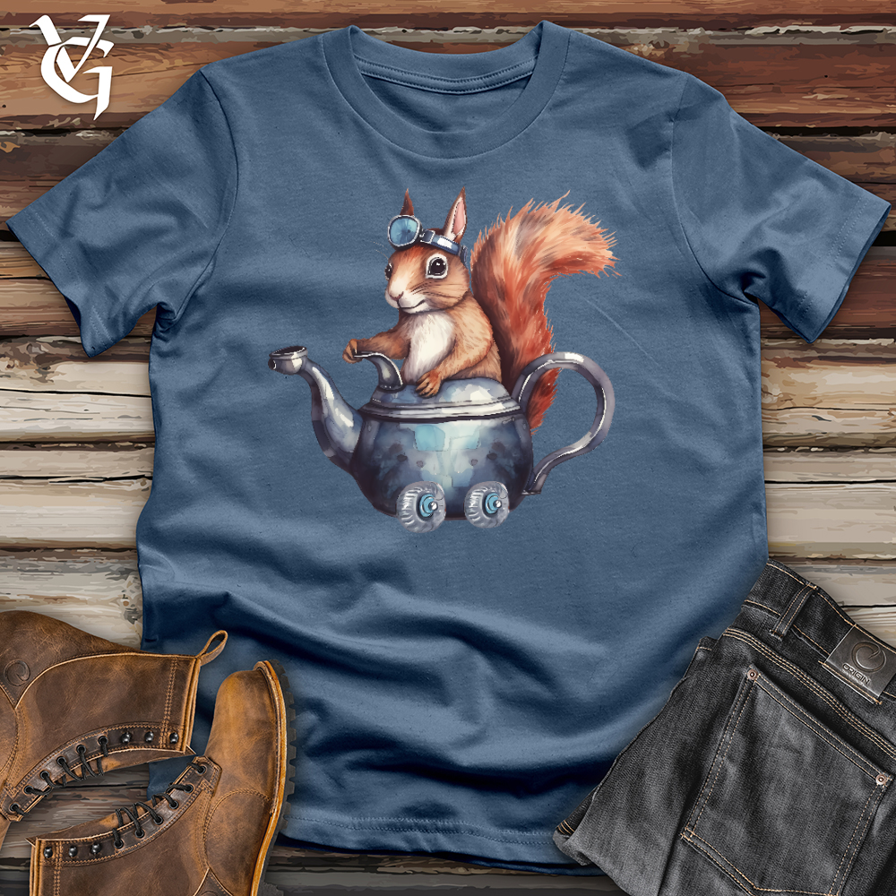 Squirrel Tea Pot Ride Cotton Tee