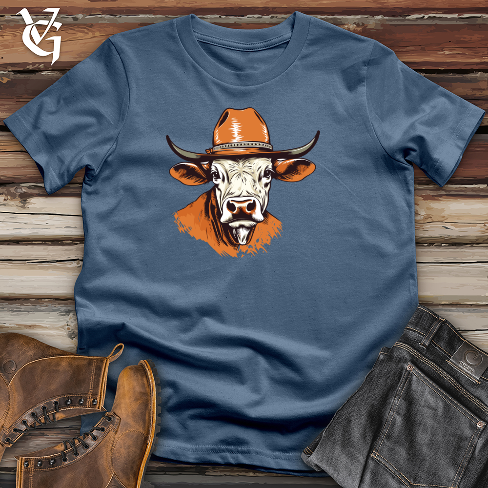 Coyote Moonlit Howl Cowboy Style Cotton Tee