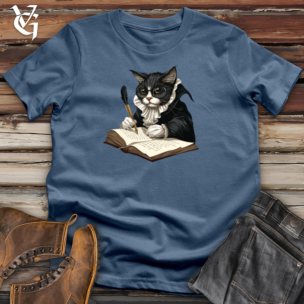 Cat Quill Author Cotton Tee