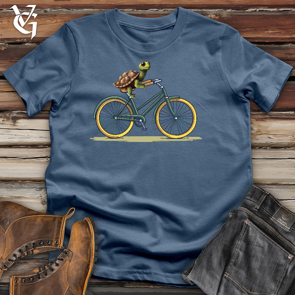 Turtle Cyclist Cotton Tee