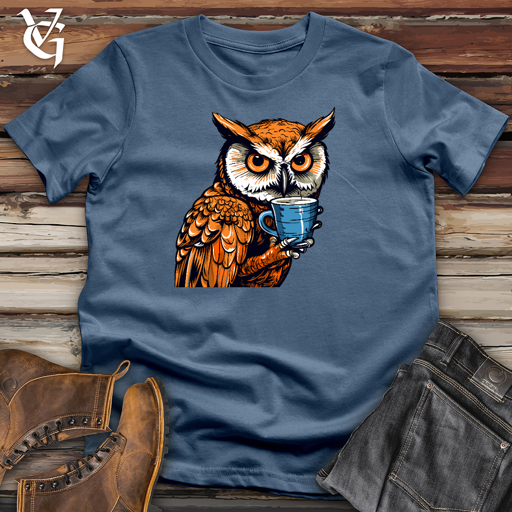 Caffeinated Owl Cotton Tee