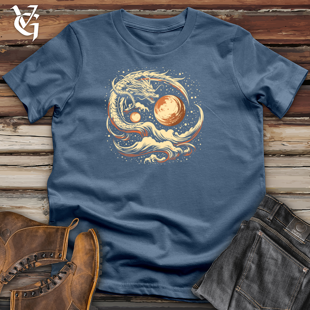Cosmic Dragon Sky Navigator Cotton Tee