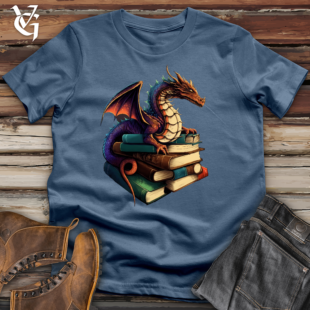 Dragon Book Hoarder Cotton Tee