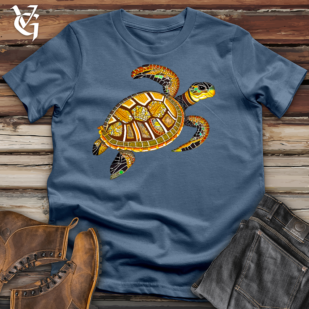 Sea Glass Turtle Cotton Tee
