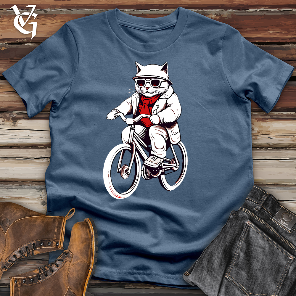 Cat Cycle Cotton Tee