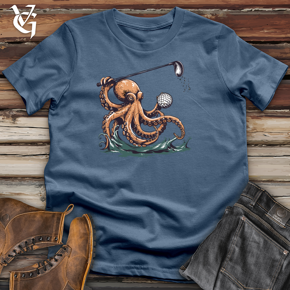 Octopus Golf Swing Cotton Tee