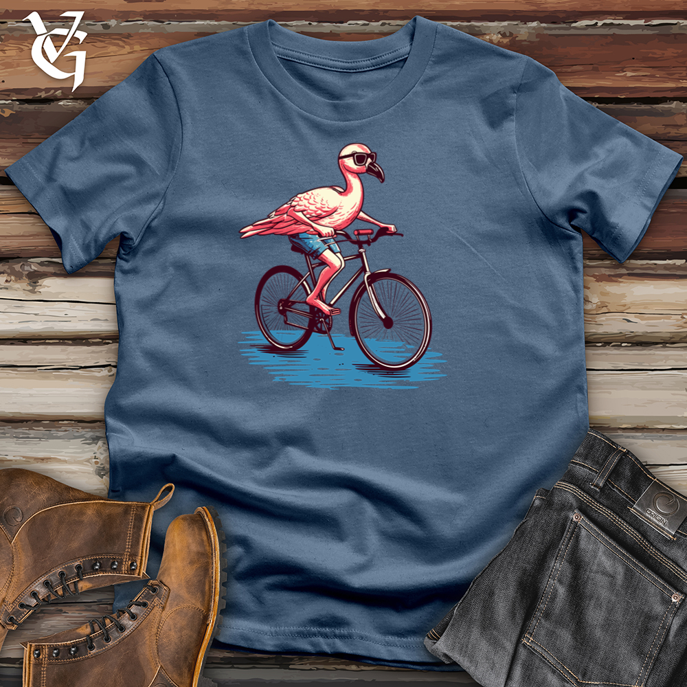 Flamingo Glide Ride Cotton Tee