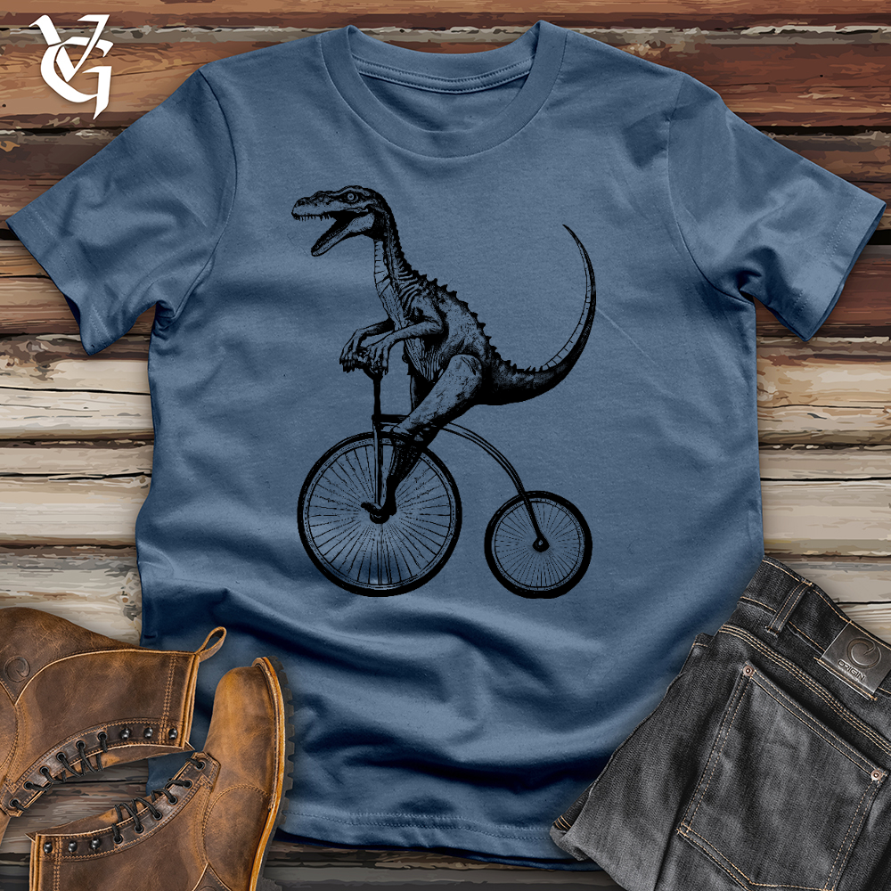 Dinosaur Cyclist Cotton Tee