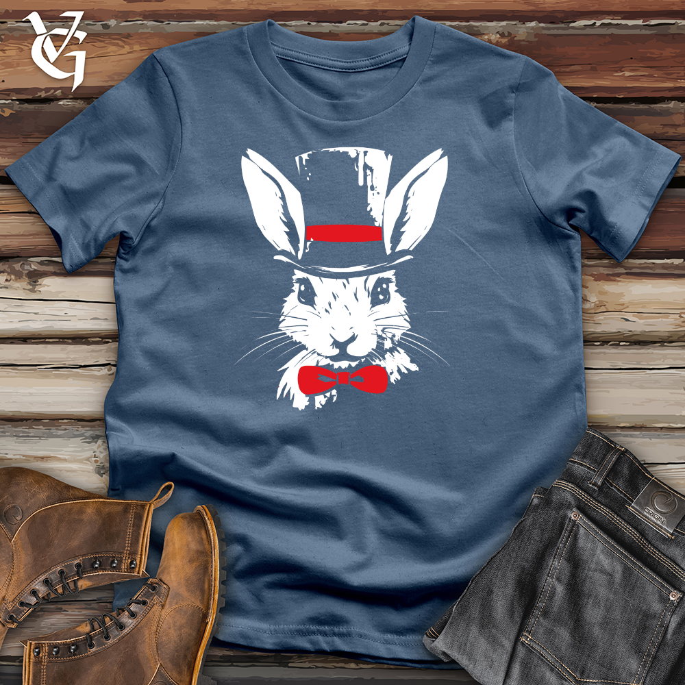Retro Hare Elegance Cotton Tee