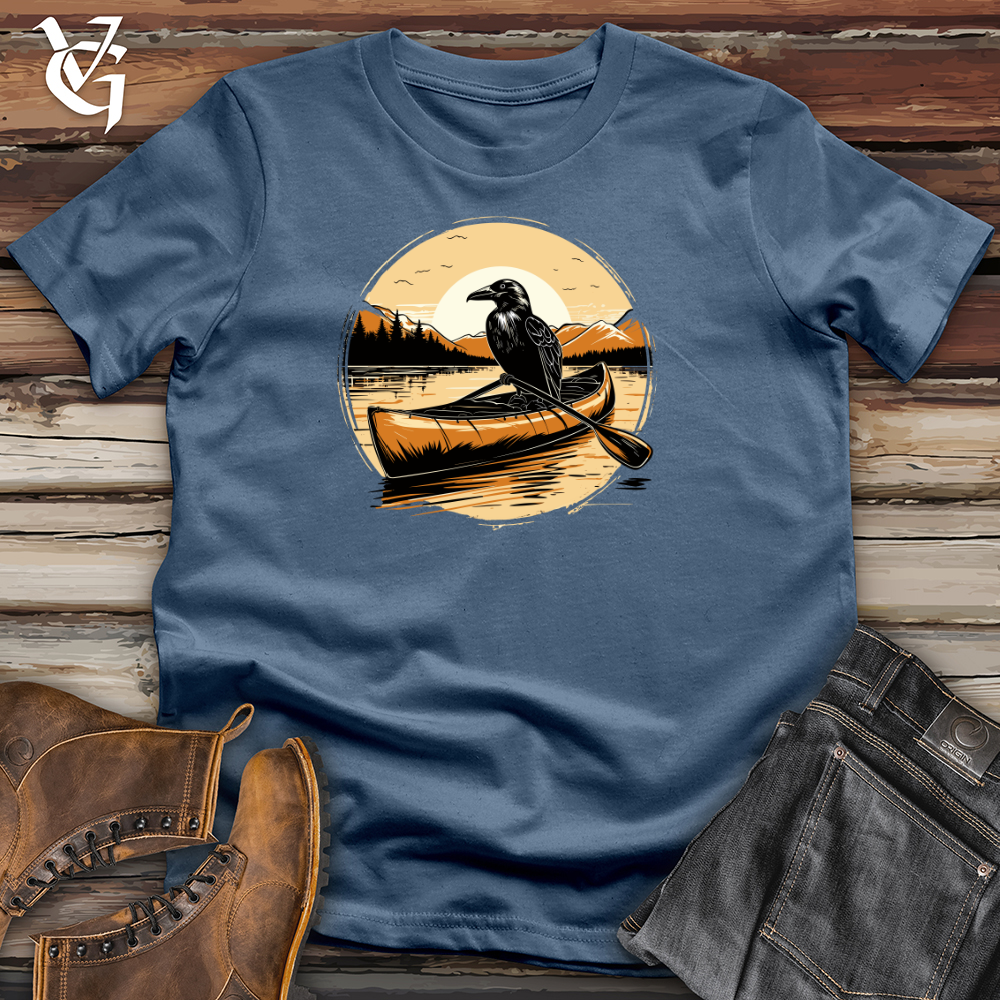 Kayaking Raven Journey Cotton Tee