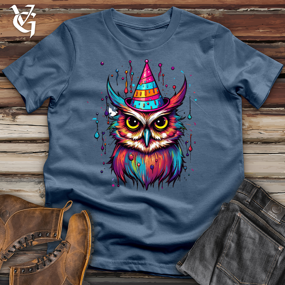 Birthday Party Owl Cotton Tee