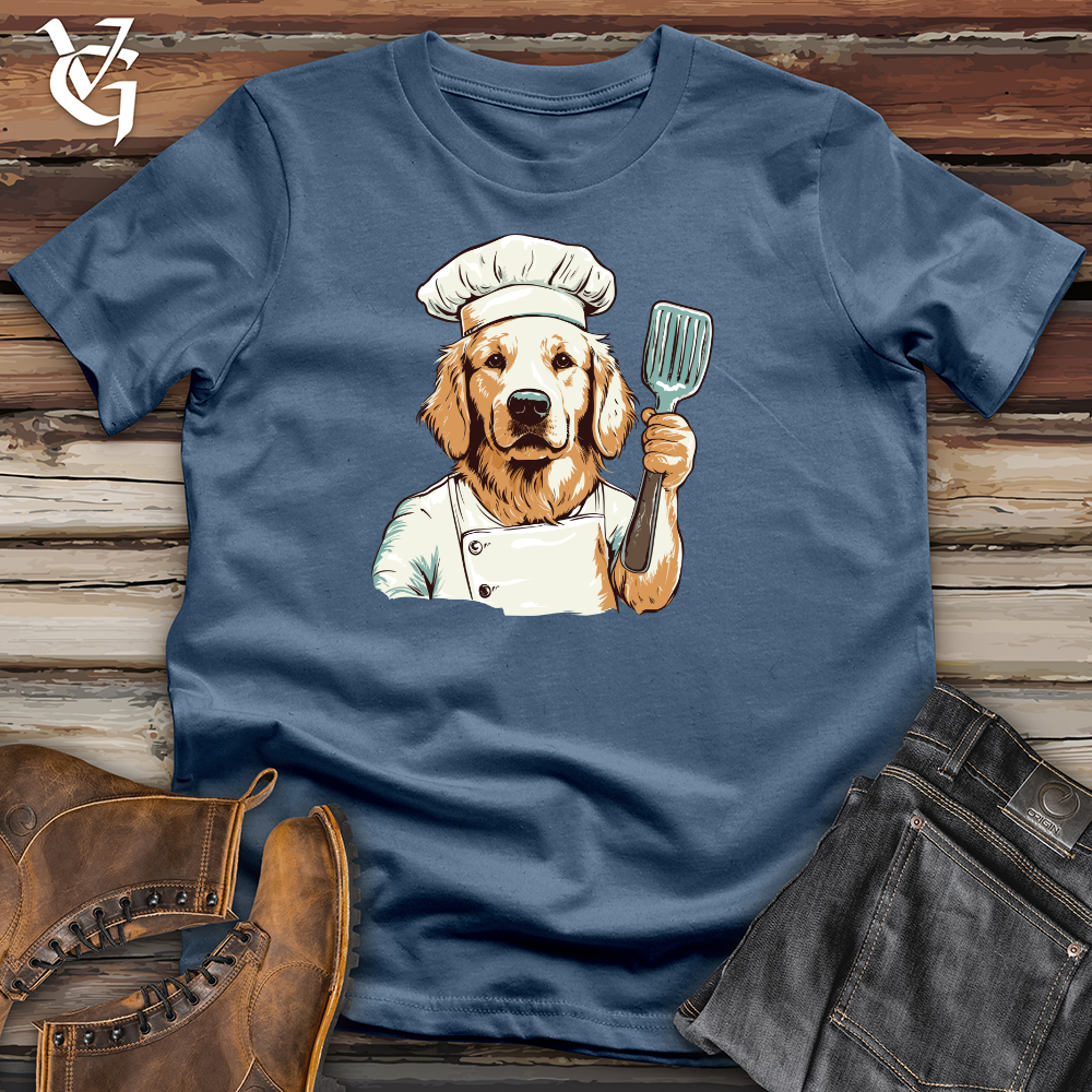 Chef Paw's Golden Retriever Cotton Tee