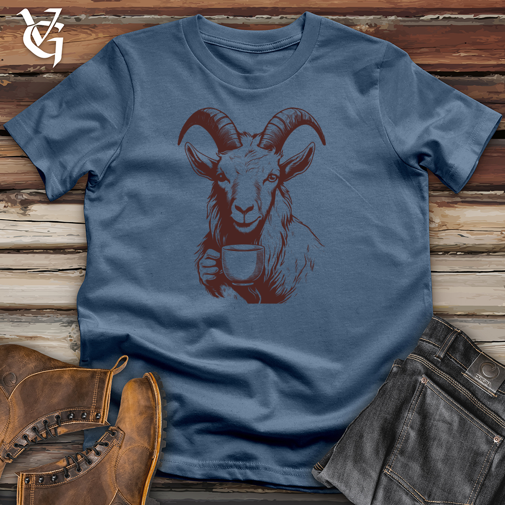 Goat Coffee Savoring Moments Cotton Tee