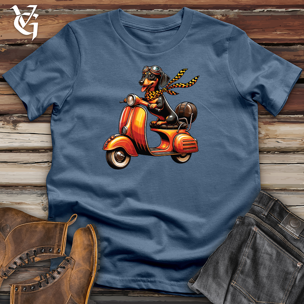 Weiner Dog Scoot Cotton Tee