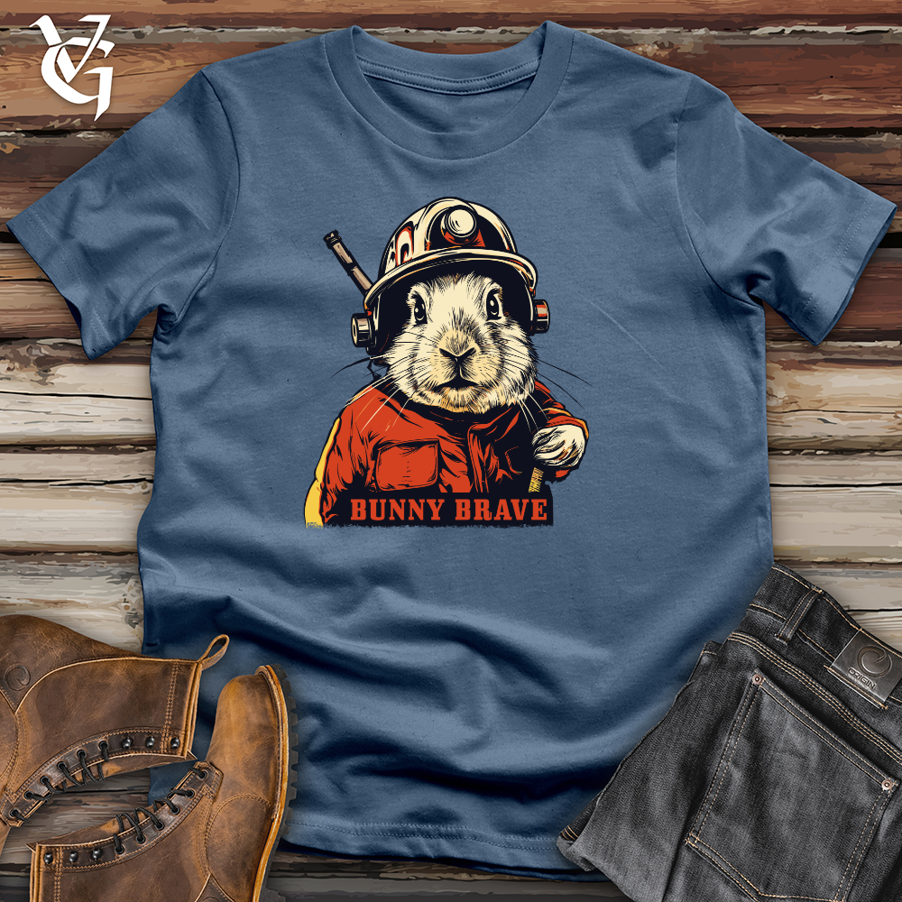 Bunny Brave Firefighter Cotton Tee