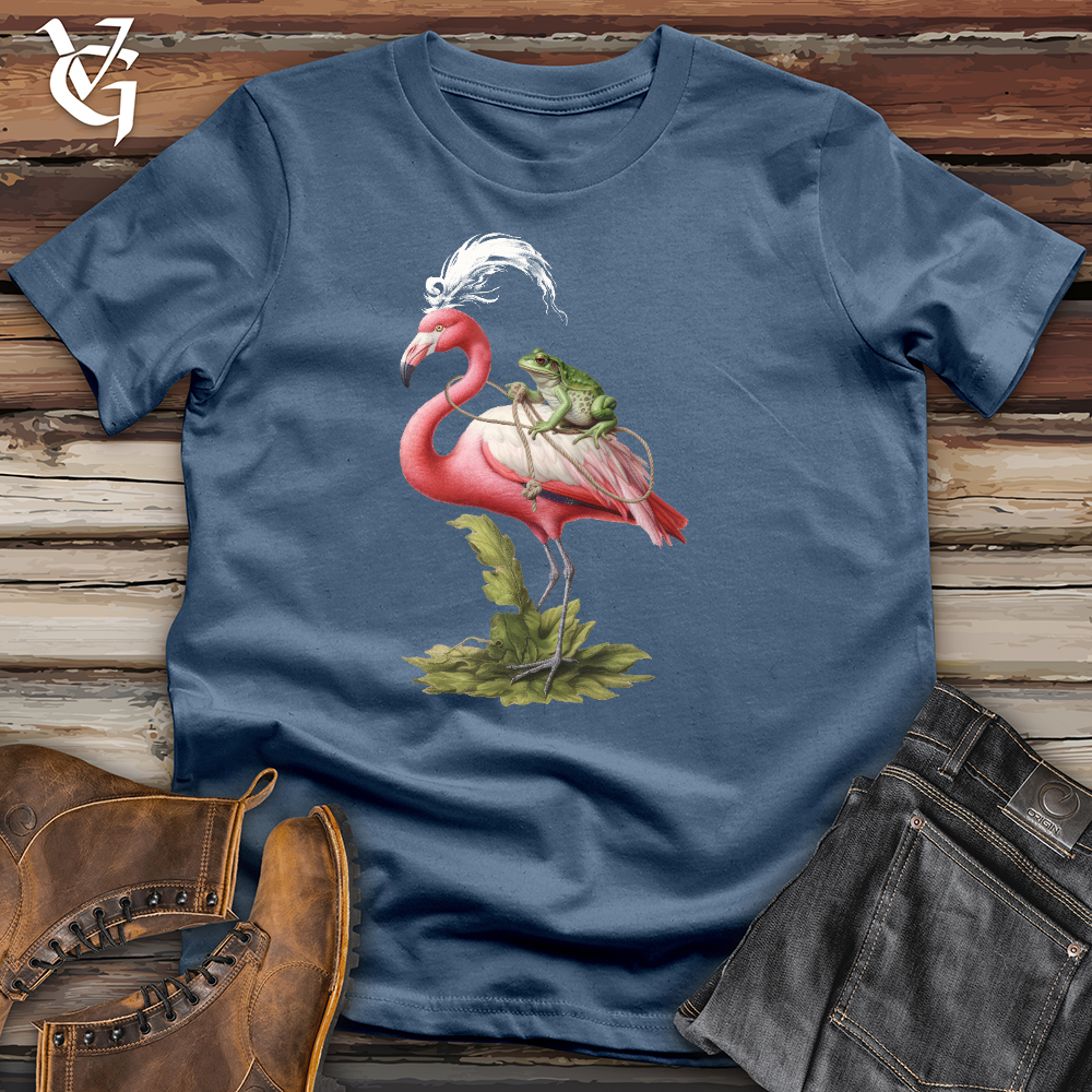 Frog & Flamingo Friends Cotton Tee