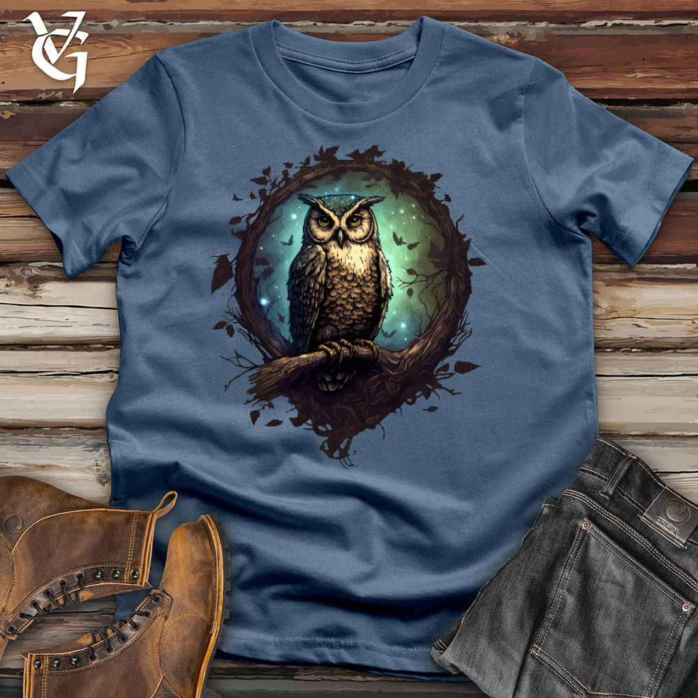 Owl Cosmic Dust Cotton Tee