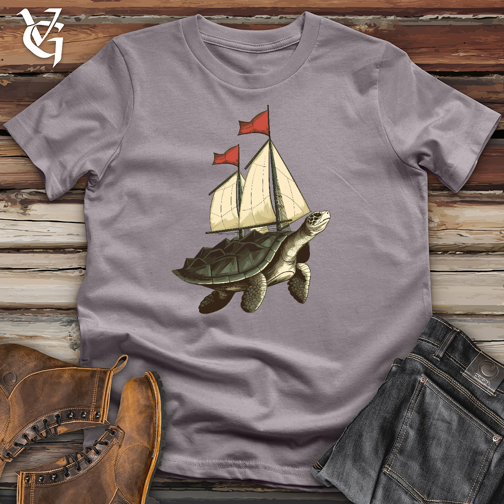 Turtle Sailboat Cotton Tee
