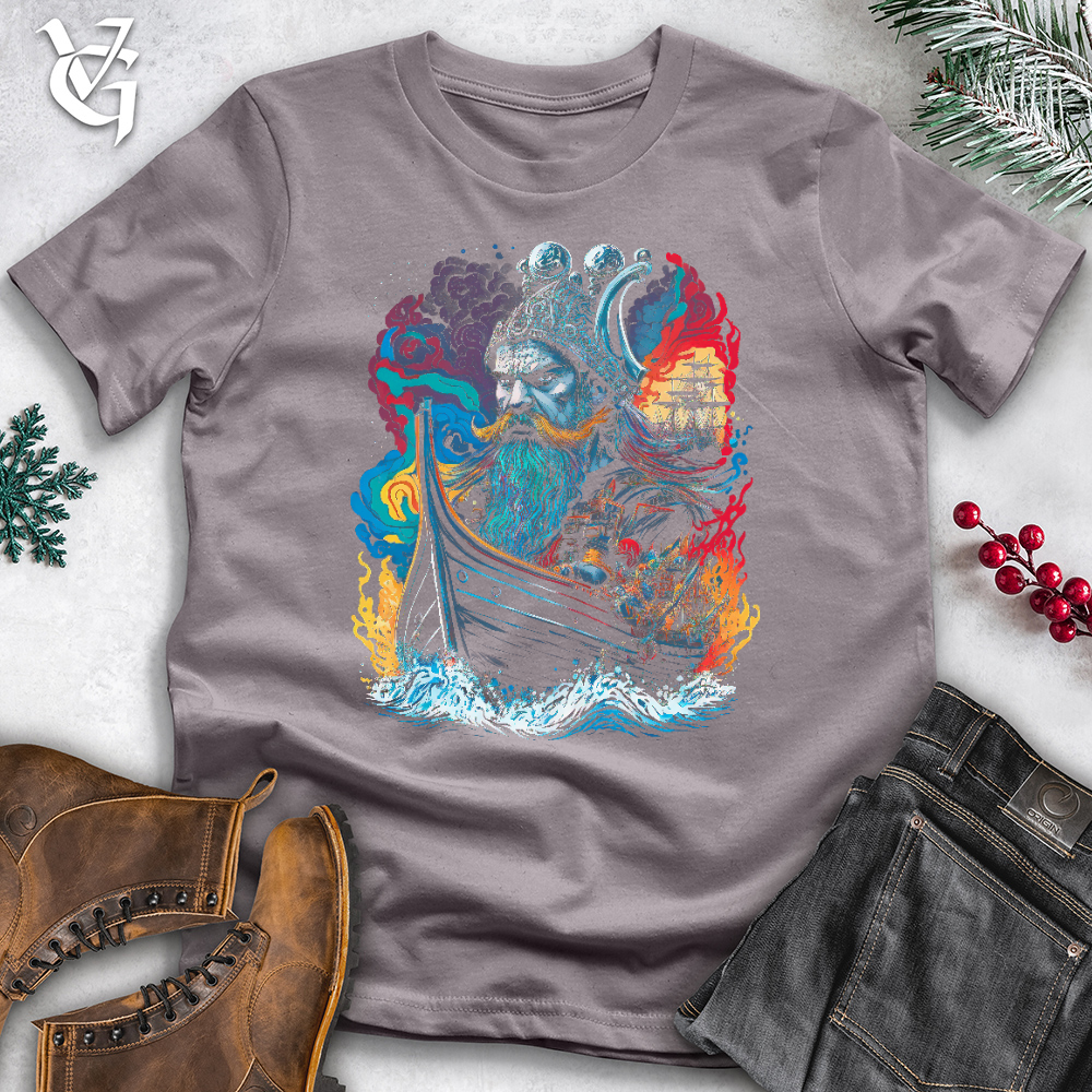 Viking Ship 02 Cotton Tee