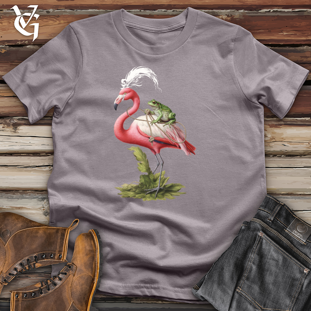 Frog & Flamingo Friends Cotton Tee