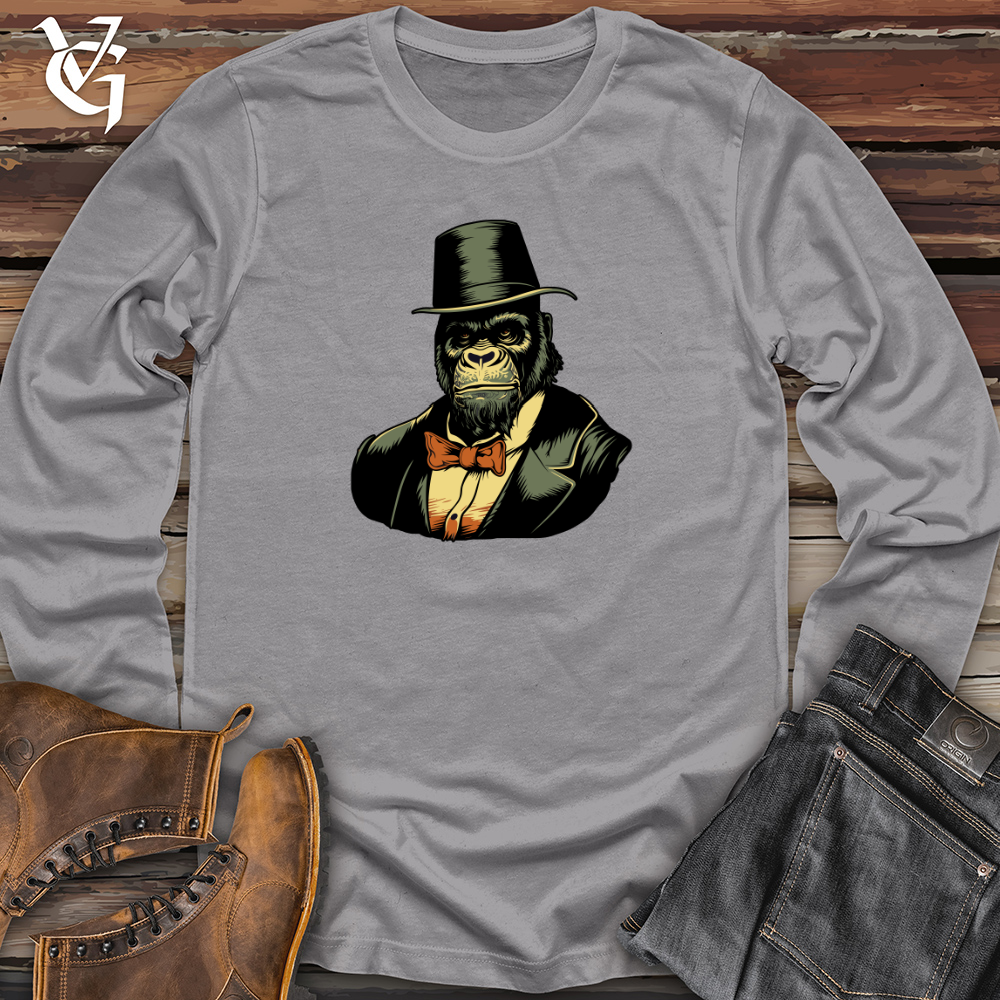 Vintage Top Hat Gorilla  Long Sleeve