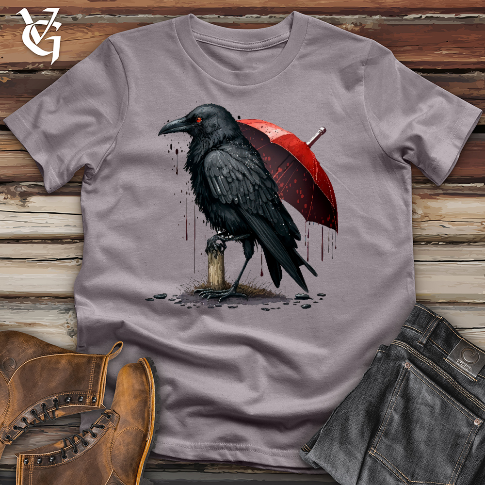 Raven In The Rain Cotton Tee