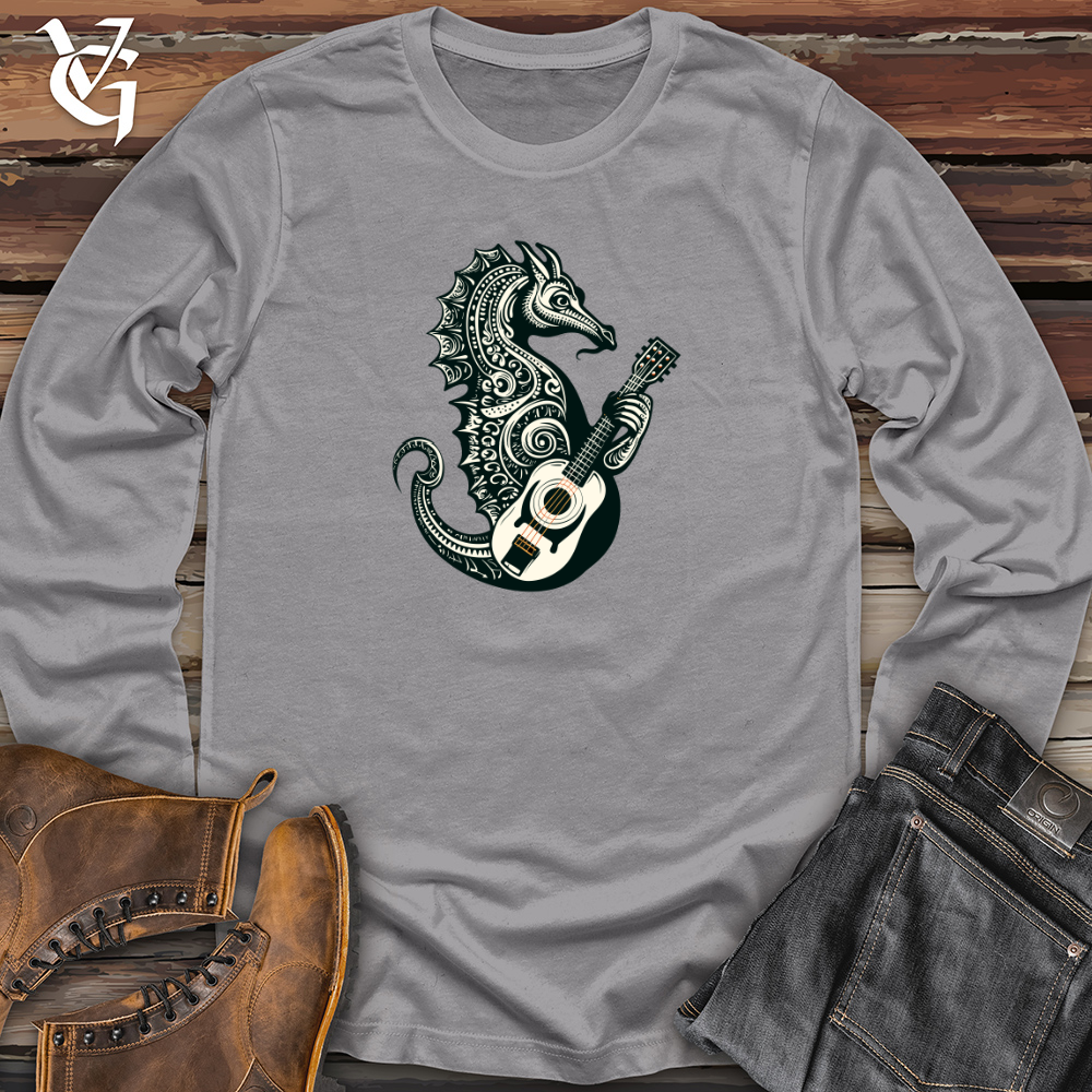 Retro Beat Seahorse Long Sleeve