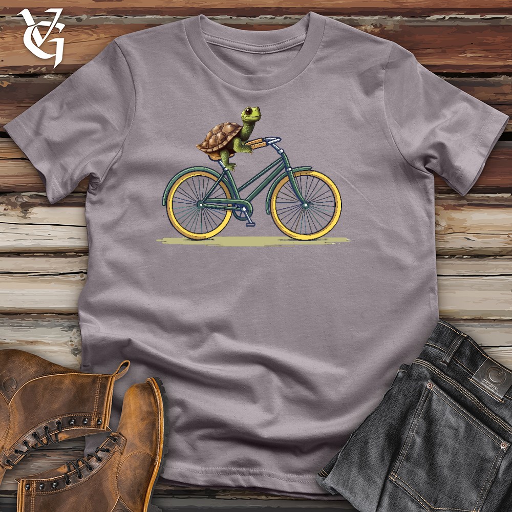 Turtle Cyclist Cotton Tee