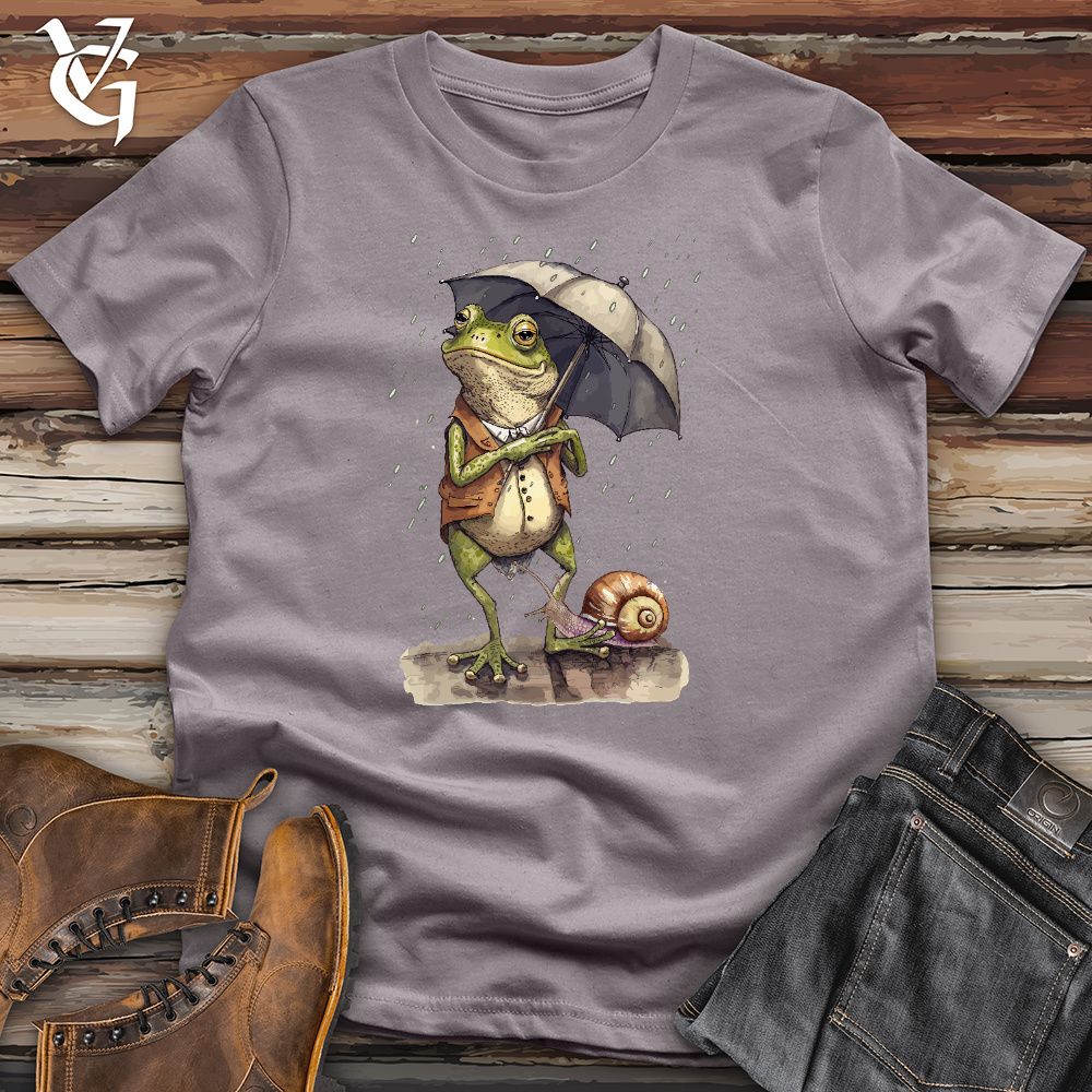 Frog In The Rain Cotton Tee