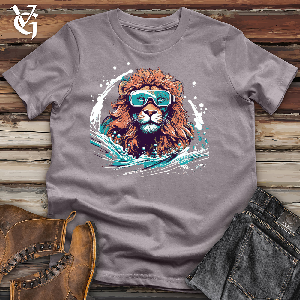 Swimming Lion Cotton Tee