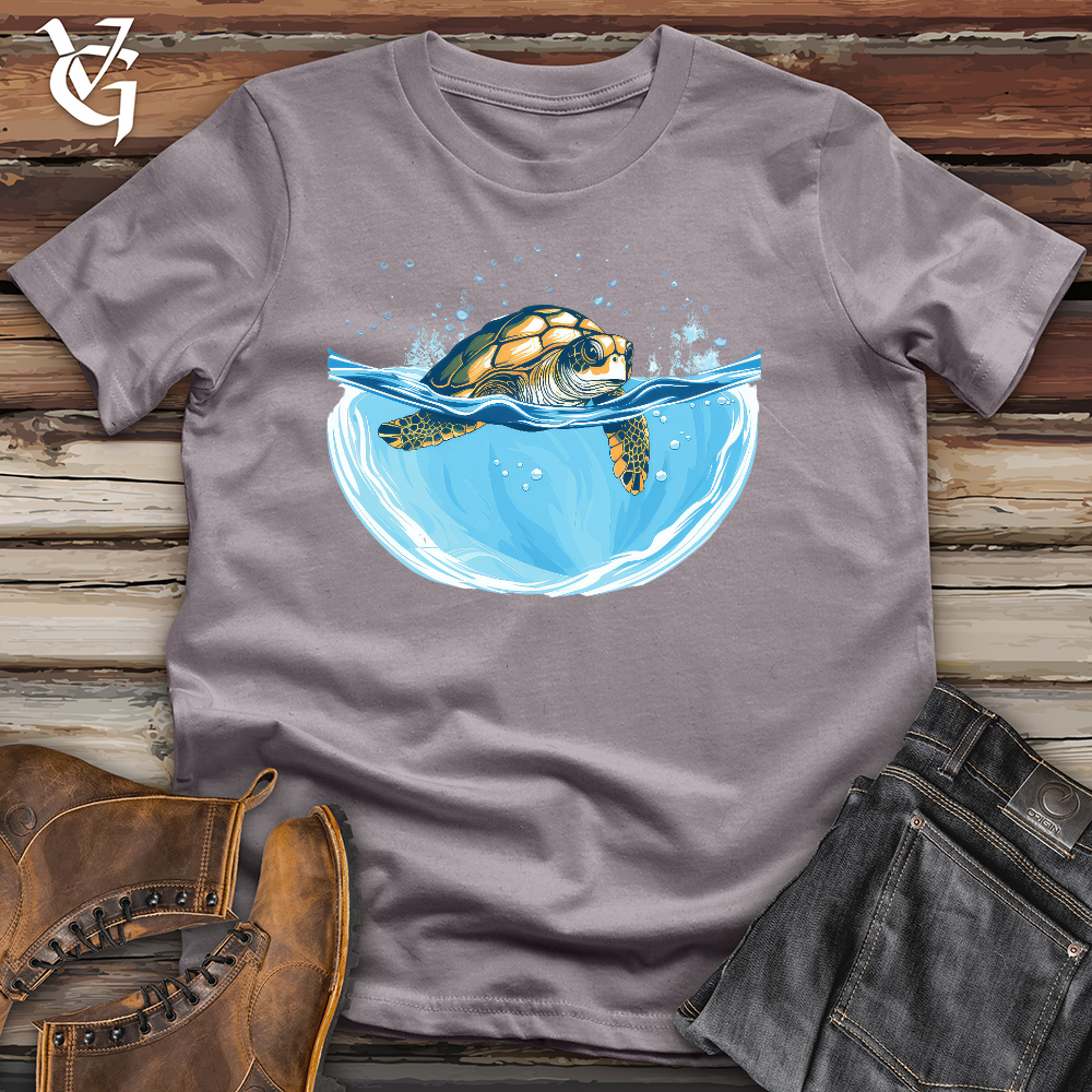 Crystal Clear Turtle Cotton Tee