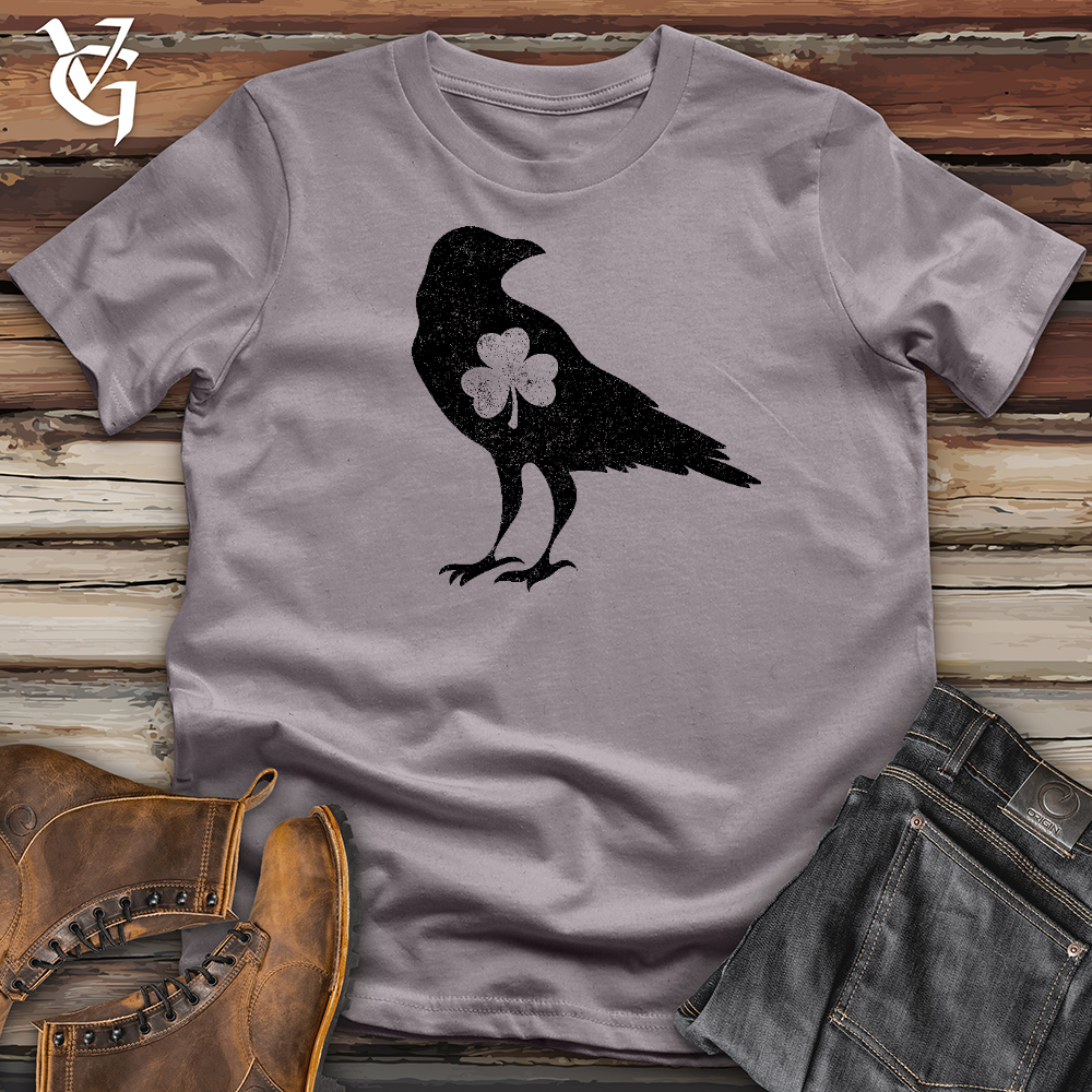 Black Raven Shamrock Heart