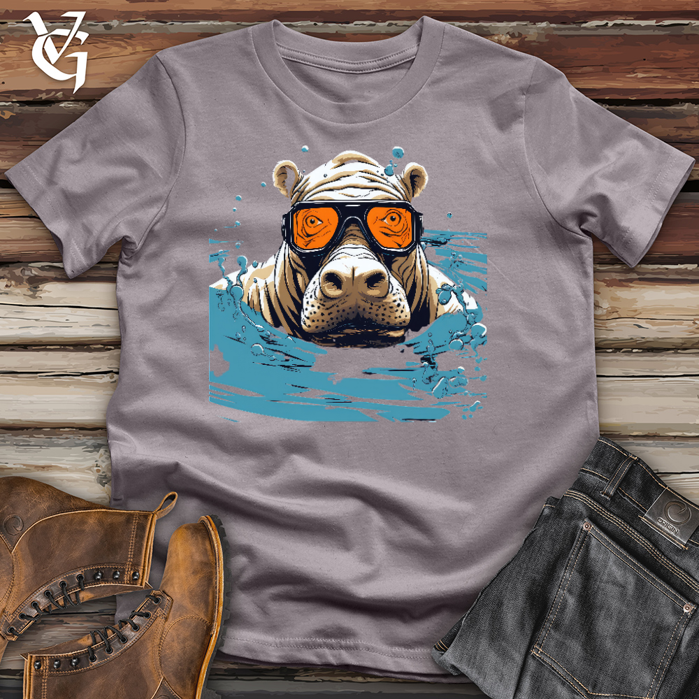 Chillin Hippo Cotton Tee