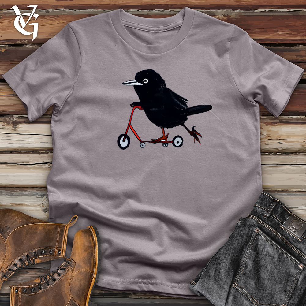 Crow Riding Scooter Cotton Tee