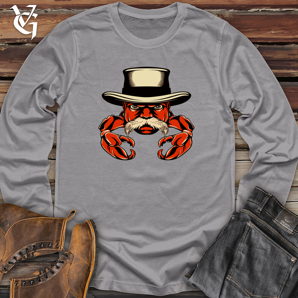 Vintage Mobster Crab Long Sleeve