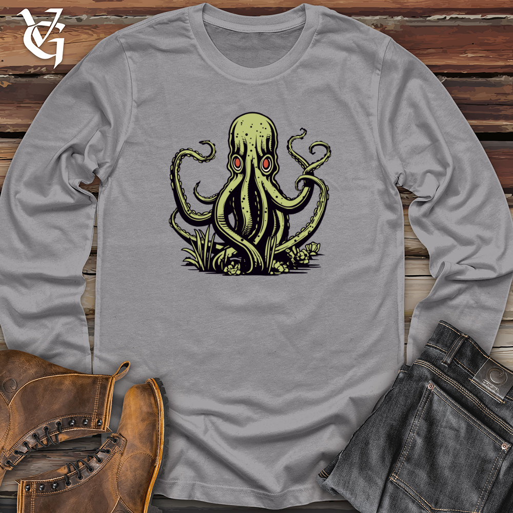 Vintage Cactus Octopus Long Sleeve