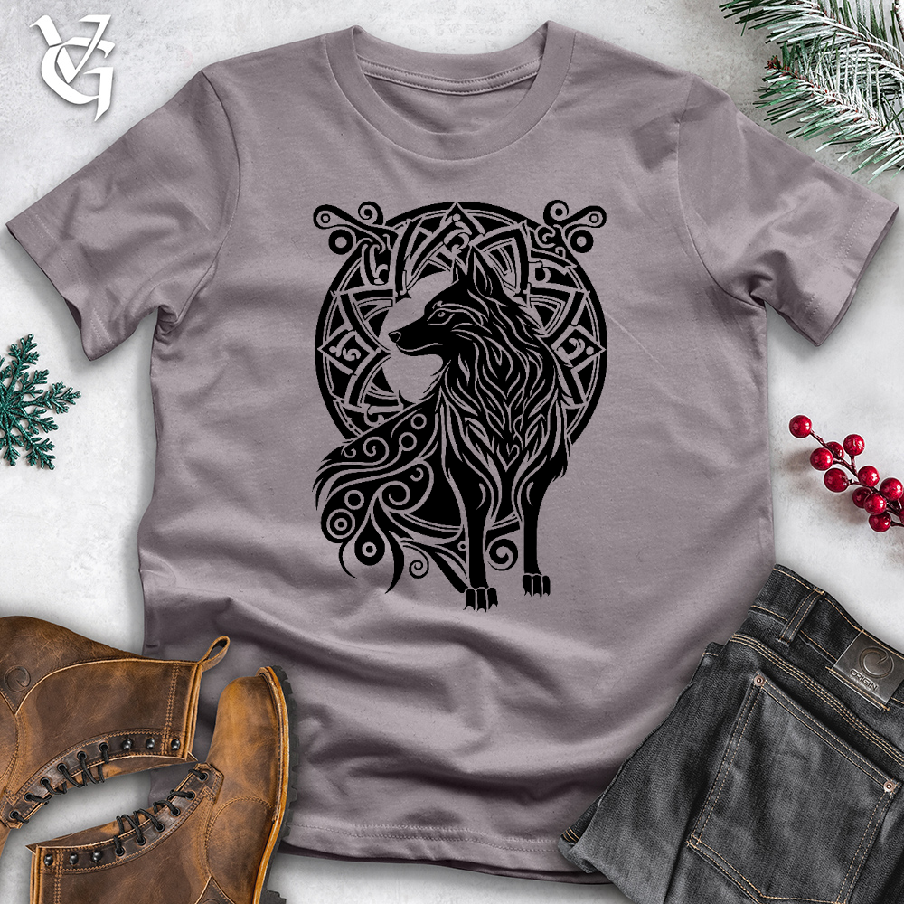 Celtic Wolf Cotton Tee