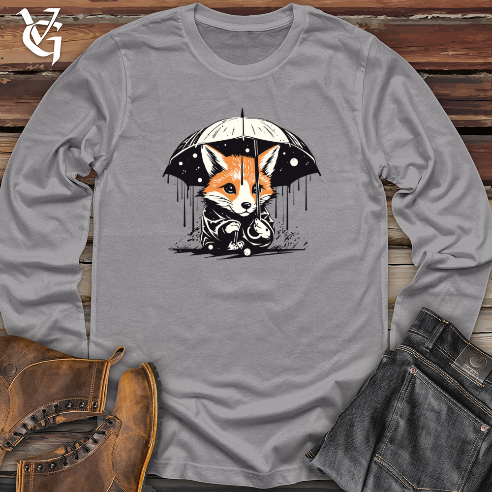 Retro Rainy Fox Long Sleeve