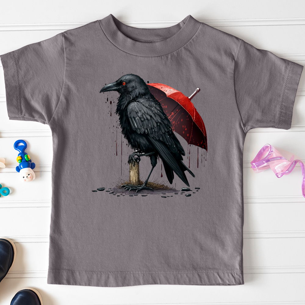 Raven in the Rain Toddler Tee
