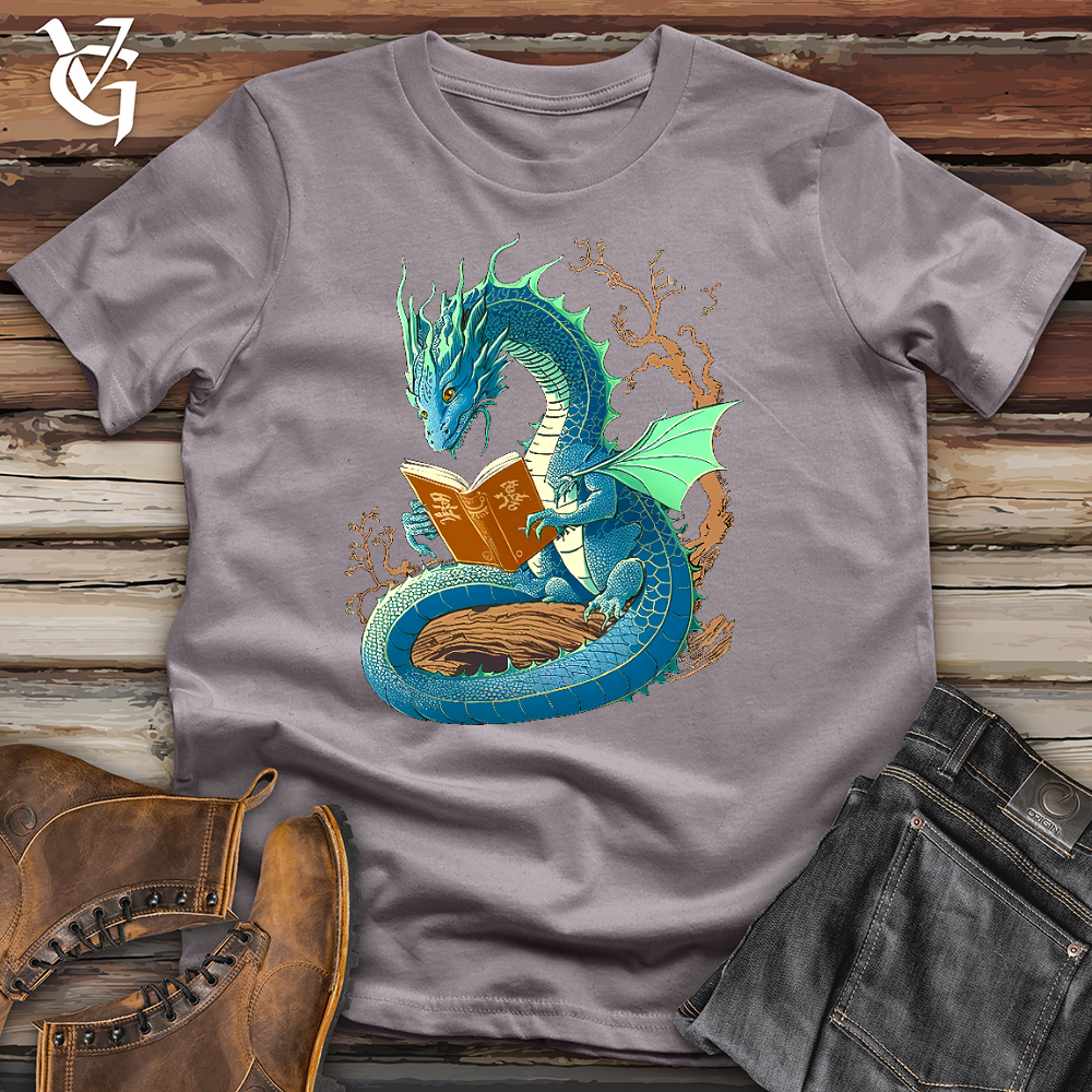 Dragon Book Worm Cotton Tee