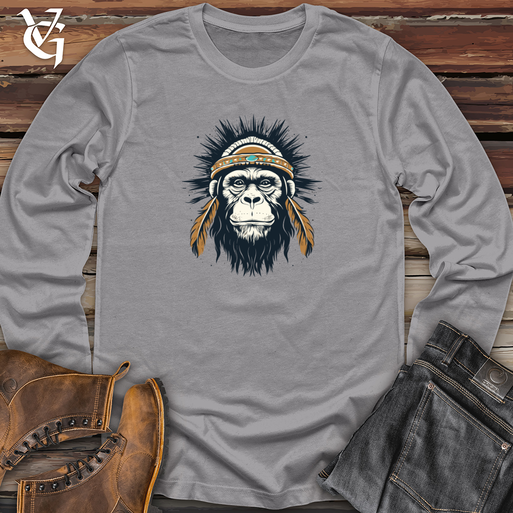 Retro Eskimo Monkey 01 Long Sleeve
