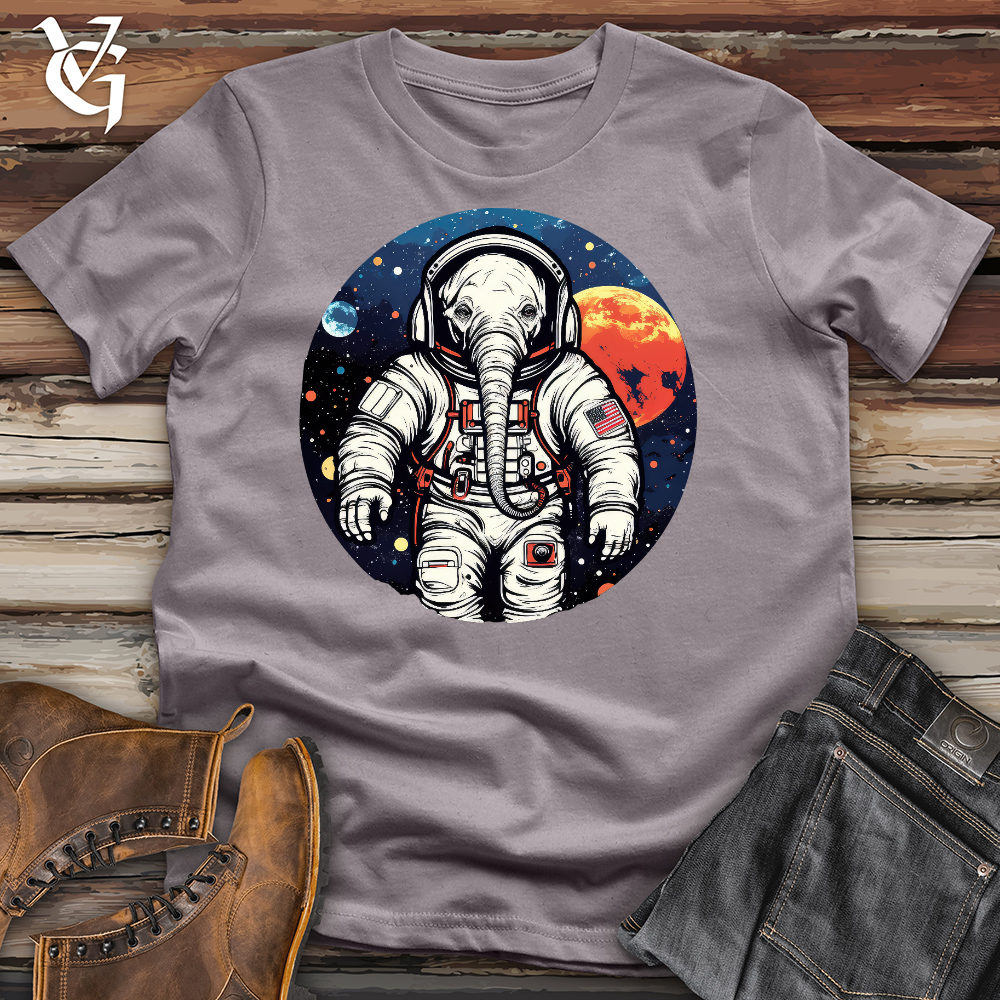 Elephant Astronaut Cotton Tee
