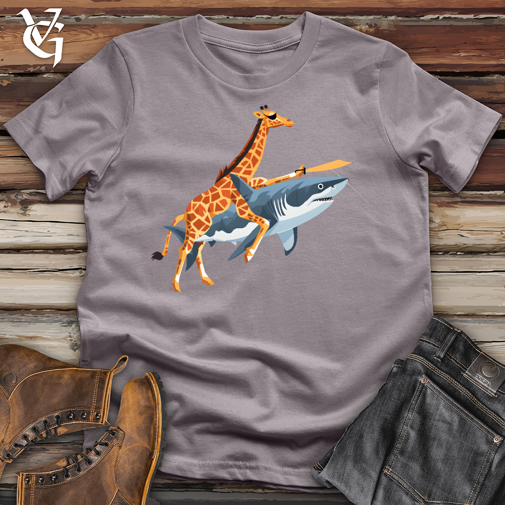 Giraffe Shark Plane Cotton Tee