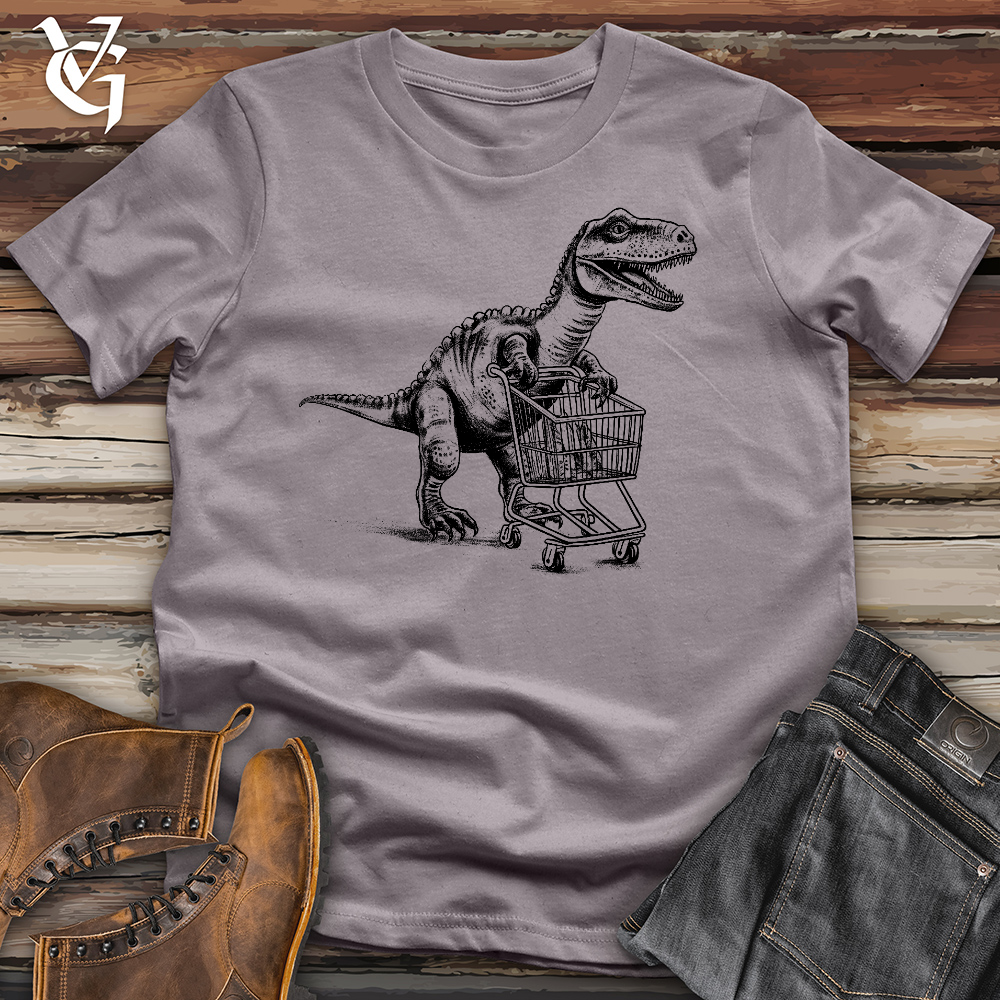 Dinosaur Grocery Shopping Cotton Tee