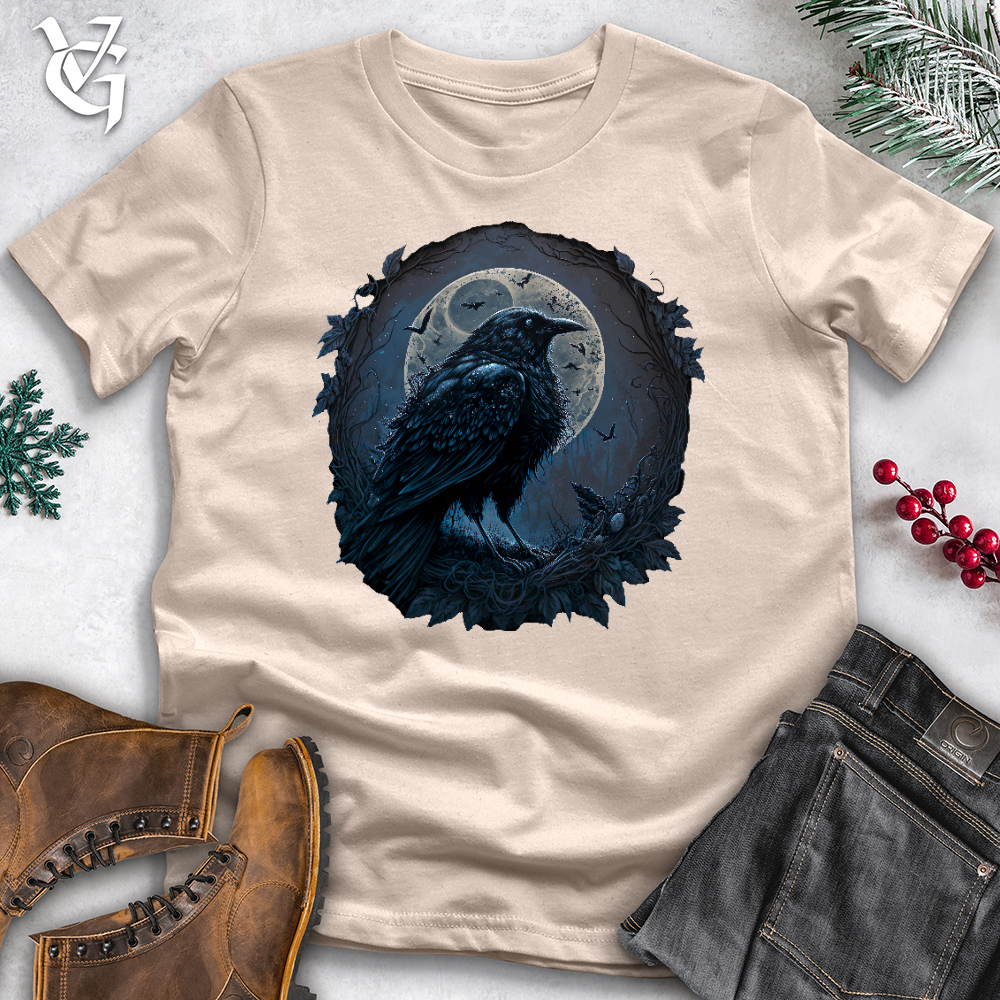 Blue Cosmic Raven Cotton Tee