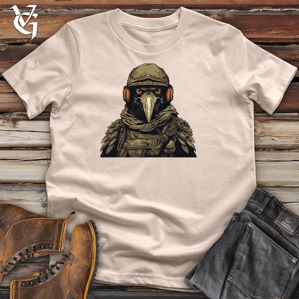 Raven Brigade in Helmet Valor Cotton Tee