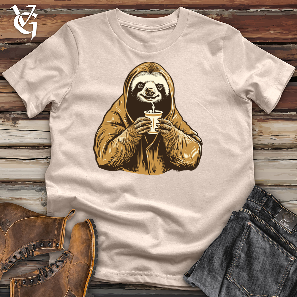 Caffeinated Sloth Bliss Cotton Tee
